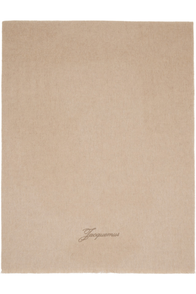 Шарф «Ткань» Jacquemus, бежевый
Шарф «Ткань» Jacquemus, бежевый