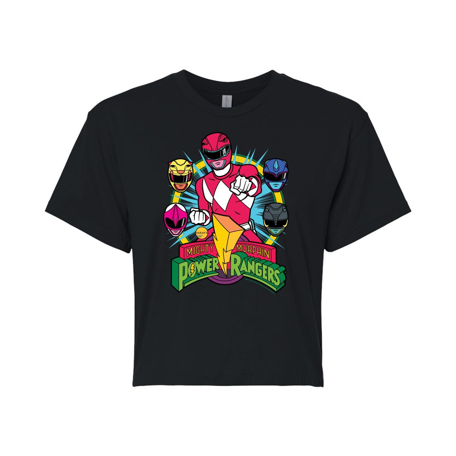 Укороченная футболка с рисунком Power Rangers для юниоров Red Ranger Licensed Character, черный
Укороченная футболка с рисунком Power Rangers для юниоров Red Ranger Licensed Character, черный