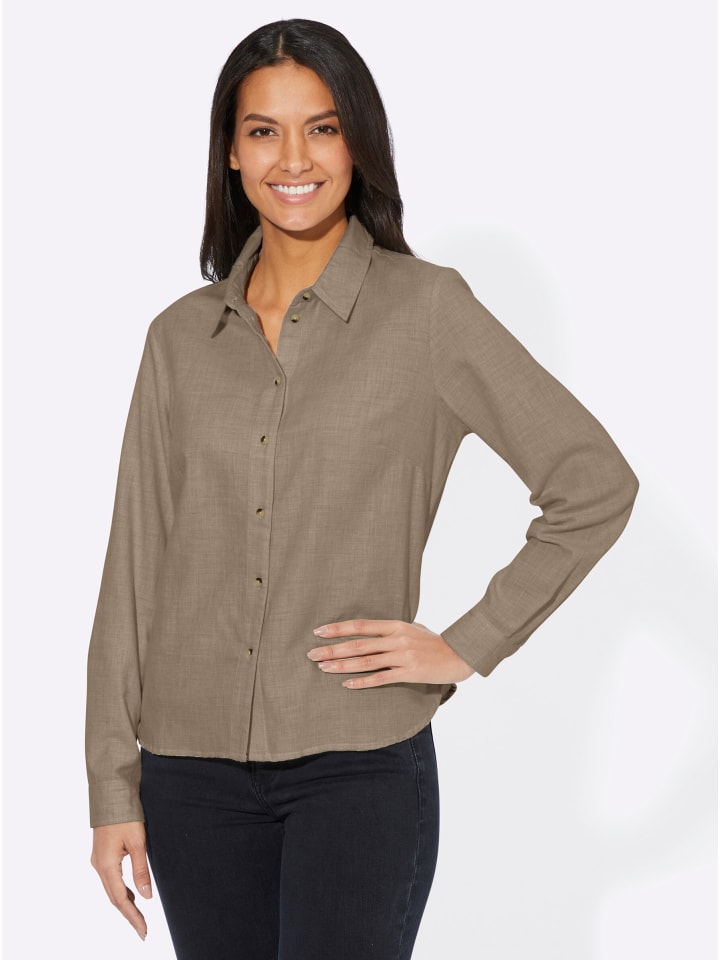 Блузка-рубашка из меланжа с кунжутом WITT WEIDEN
Блузка-рубашка из меланжа с кунжутом WITT WEIDEN