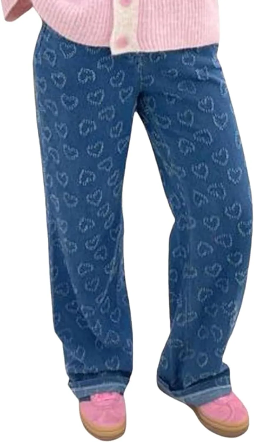 Женские джинсы Y2K в стиле гранж с прямым кроем и принтом в виде сердец MBZJSDKHLK
Женские джинсы Y2K в стиле гранж с прямым кроем и принтом в виде сердец MBZJSDKHLK