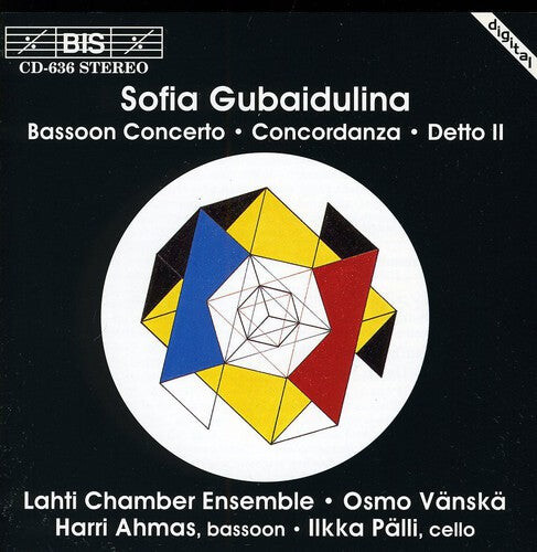 CD диск Gubaidulina / Vanska / Ahmas / Palli: Concerto for Bassoon & Low Strings
CD диск Gubaidulina / Vanska / Ahmas / Palli: Concerto for Bassoon & Low Strings