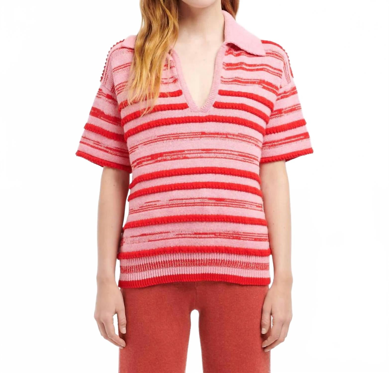 Поло-топ цвета Briar Rose/красный Barrie
Поло-топ цвета Briar Rose/красный Barrie