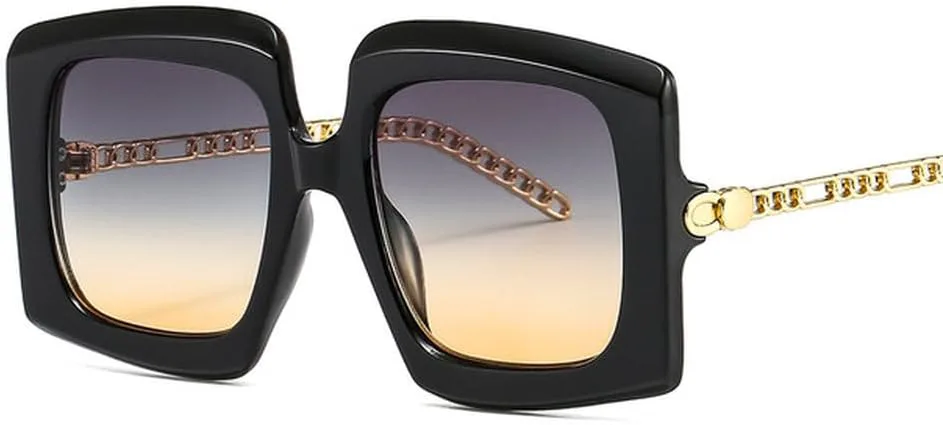 Крупные роскошные солнцезащитные очки на цепочке для мужчин и женщин, модные очки с защитой от УФ-излучения UV400, винтажные очки LVTFCO, C2black-greenyellow
Крупные роскошные солнцезащитные очки на цепочке для мужчин и женщин, модные очки с защитой от УФ-излучения UV400, винтажные очки LVTFCO, C2black-greenyellow