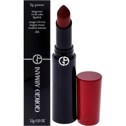 Giorgio Armani Lip Power Longwear Vivid Color Lipstick 206 Cedar для женщин 0,11 унции
Giorgio Armani Lip Power Longwear Vivid Color Lipstick 206 Cedar для женщин 0,11 унции