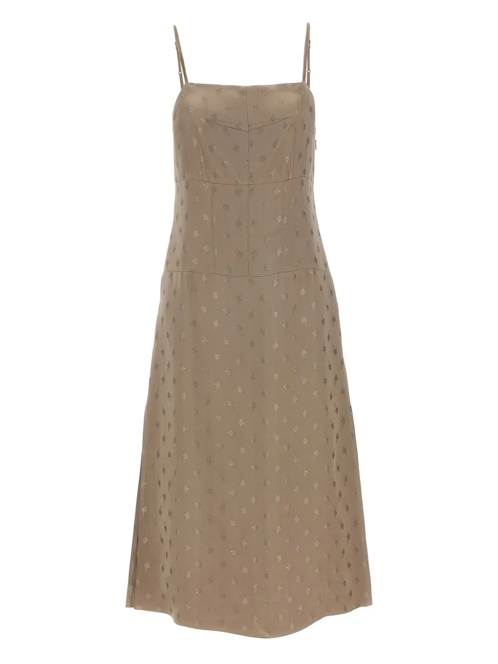 Атласное платье миди FENDI, серый
Атласное платье миди FENDI, серый