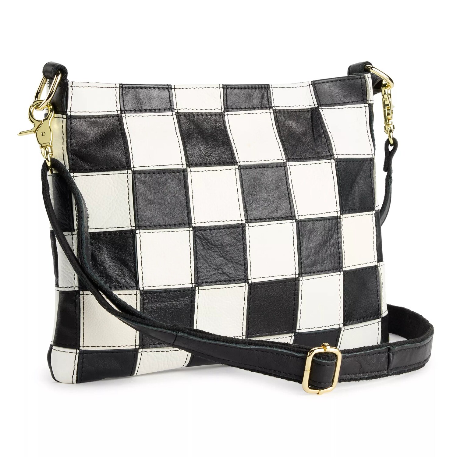 Кожаная сумка через плечо AmeriLeather с зигзагообразным узором AmeriLeather
Кожаная сумка через плечо AmeriLeather с зигзагообразным узором AmeriLeather