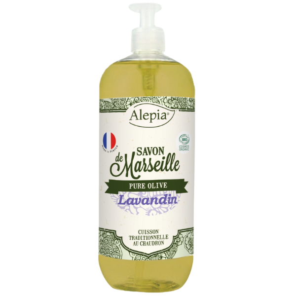 Марсельское мыло с органическим маслом лаванды, 1000 мл Alepia
Марсельское мыло с органическим маслом лаванды, 1000 мл Alepia