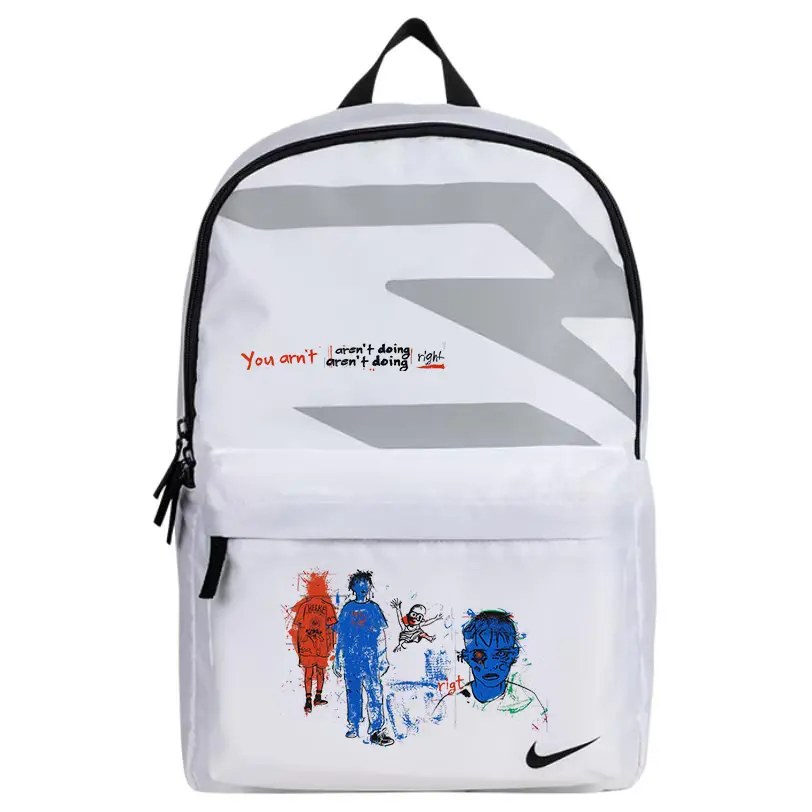 Nike Полиэстеровый рюкзак Regular Unisex White & Black & Gray
Nike Полиэстеровый рюкзак Regular Unisex White & Black & Gray