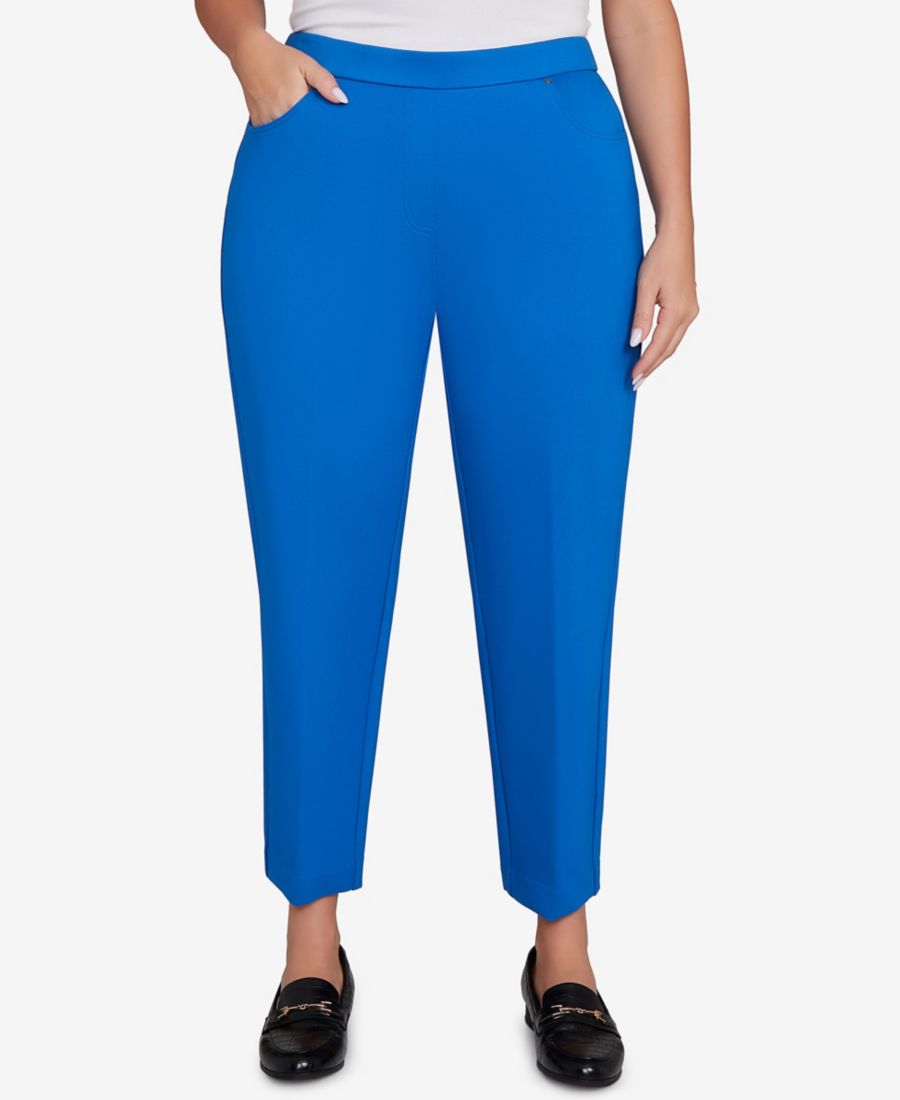 Укороченные брюки из эластичного трикотажа понте большого размера Барселона Alfred Dunner, Cobalt
Укороченные брюки из эластичного трикотажа понте большого размера Барселона Alfred Dunner, Cobalt