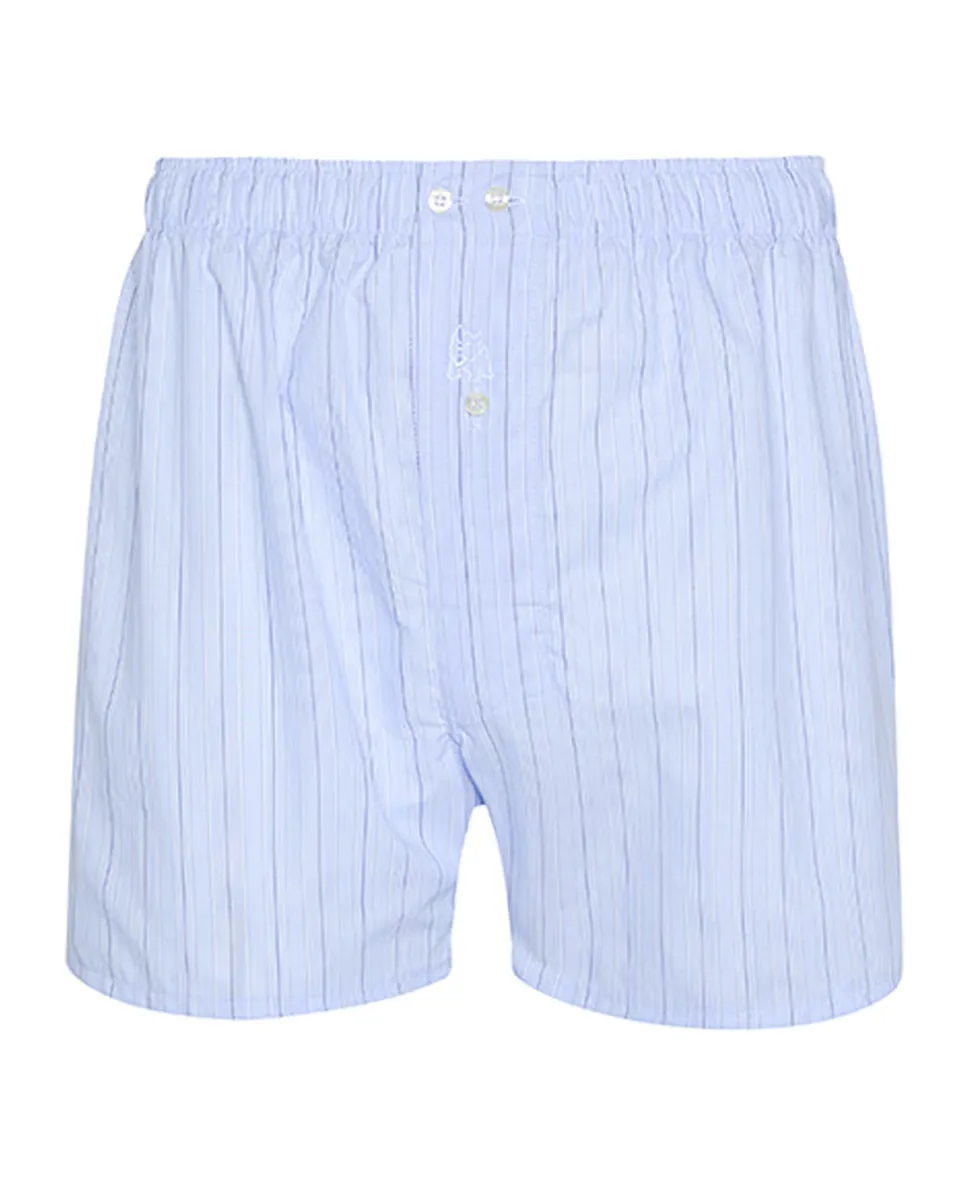 Боксерские шорты из полосатой ткани Kiff-Kiff, синий
Боксерские шорты из полосатой ткани Kiff-Kiff, синий