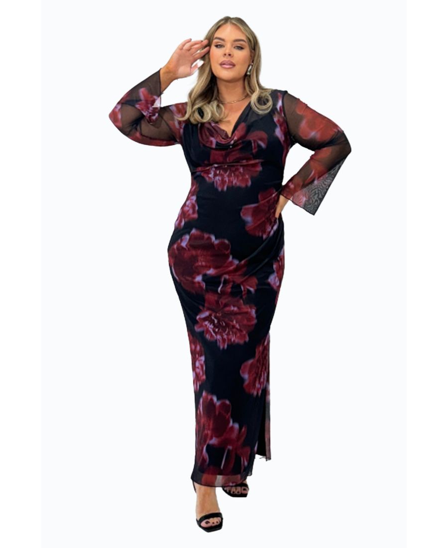 Женское длинное платье с воротником-хомутом, сетчатыми вставками и расклешенными рукавами FASHION-SZN CURVE, Burgundy
Женское длинное платье с воротником-хомутом, сетчатыми вставками и расклешенными рукавами FASHION-SZN CURVE, Burgundy