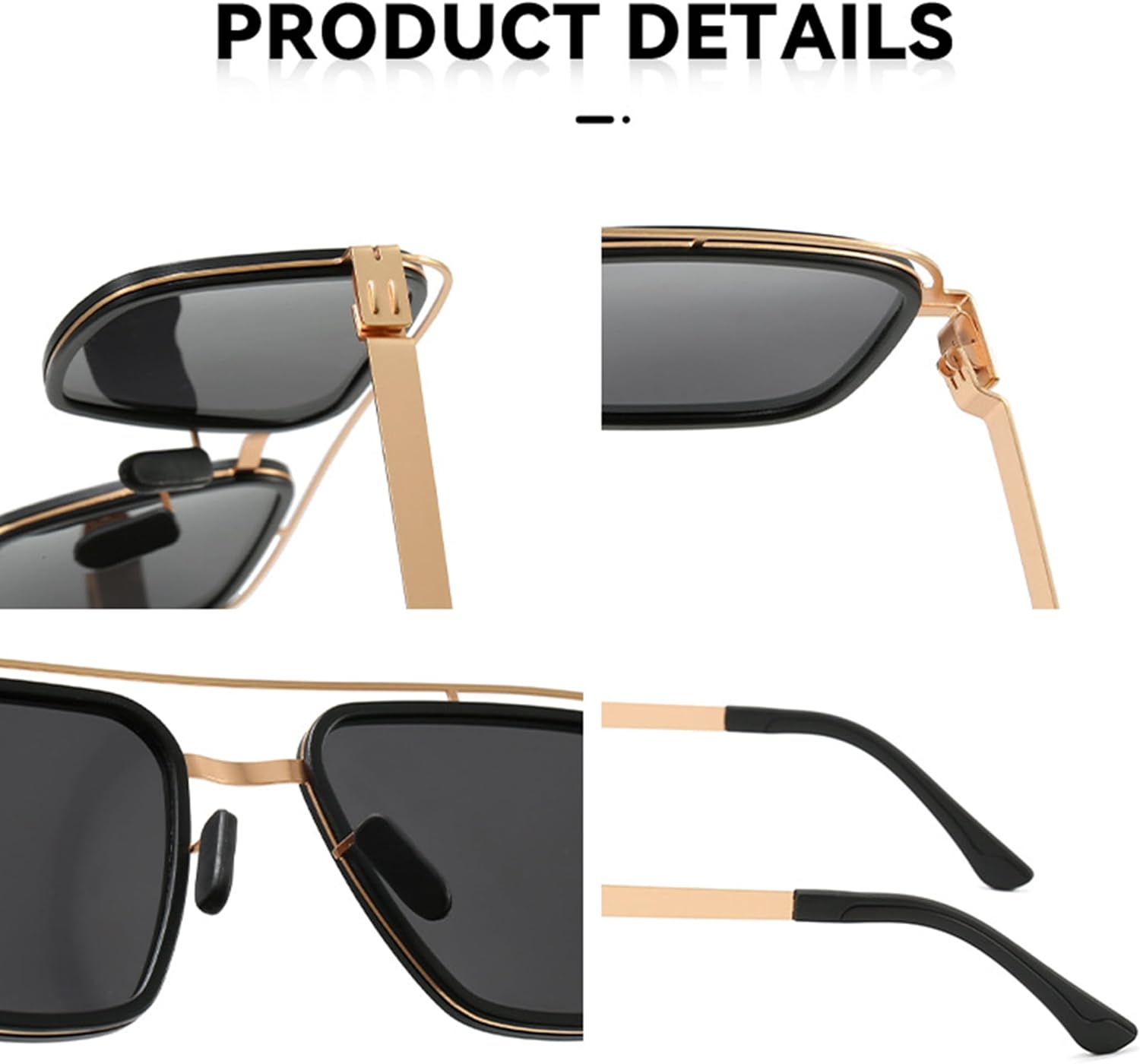 Солнцезащитные очки Bullabulling в стиле ретро, квадратные, пилотные, для женщин и мужчин, 70-е годы, поляризованные, винтажные, в металлической оправе, защита от УФ-излучения UV400, Black/Brown
Солнцезащитные очки Bullabulling в стиле ретро, квадратные, пилотные, для женщин и мужчин, 70-е годы, поляризованные, винтажные, в металлической оправе, защита от УФ-излучения UV400, Black/Brown