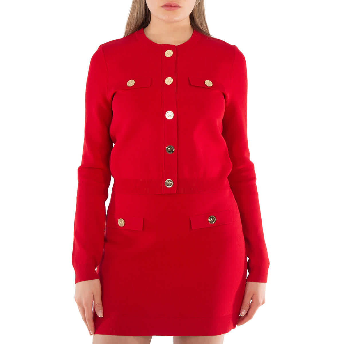 Свитер с длинным рукавом и круглым вырезом Michael Kors, размер S, красный
Свитер с длинным рукавом и круглым вырезом Michael Kors, размер S, красный