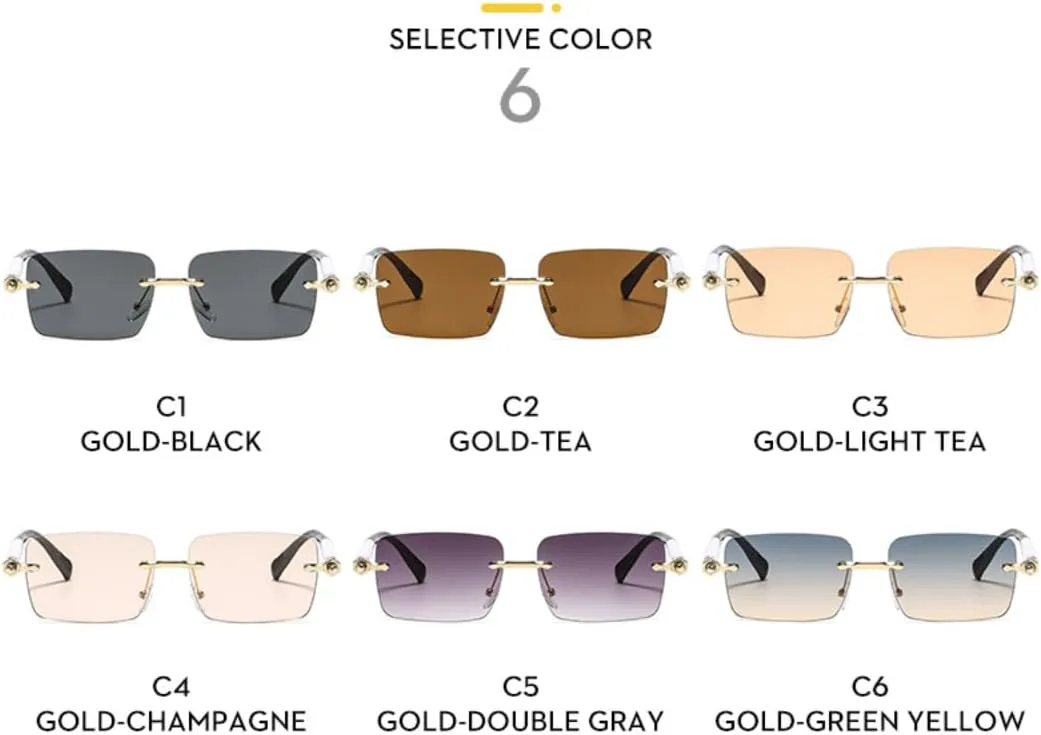 Солнцезащитные очки для мужчин и женщин - защита UV400 - градиентные металлические петли для занятий спортом на открытом воздухе и вождения DSVIGF, Golden Light Tea
Солнцезащитные очки для мужчин и женщин - защита UV400 - градиентные металлические петли для занятий спортом на открытом воздухе и вождения DSVIGF, Golden Light Tea