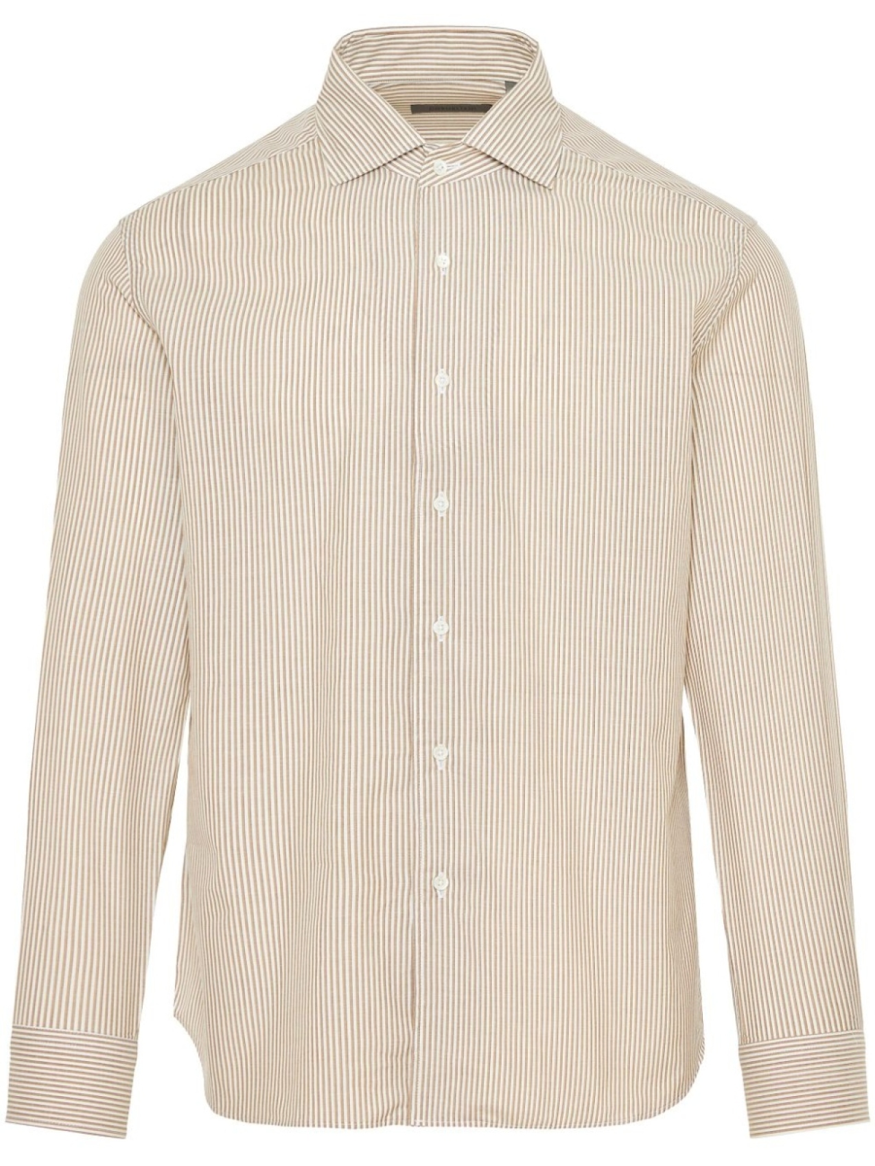 Corneliani полосатая рубашка на пуговицах, нейтральный цвет 
Corneliani полосатая рубашка на пуговицах, нейтральный цвет