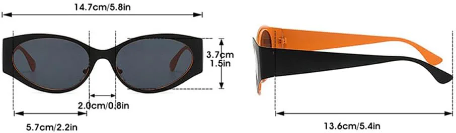 Солнцезащитные очки UV400 - "Кошачий глаз" в стиле панк с градиентной расцветкой, для женщин и мужчин, для бега и занятий спортом на открытом воздухе UYPTK, Gold-gray
Солнцезащитные очки UV400 - "Кошачий глаз" в стиле панк с градиентной расцветкой, для женщин и мужчин, для бега и занятий спортом на открытом воздухе UYPTK, Gold-gray
