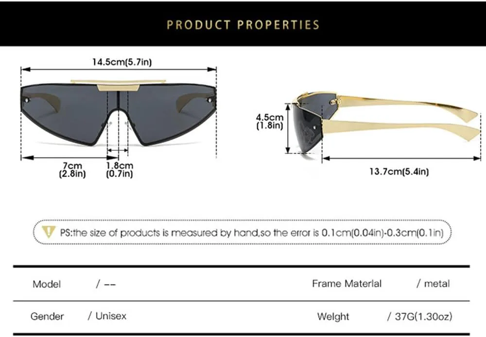 Роскошные солнцезащитные очки без оправы для женщин и мужчин, модные солнцезащитные очки, очки для вождения, защита от УФ-излучения UV400 TKKTLLT, Gold Green
Роскошные солнцезащитные очки без оправы для женщин и мужчин, модные солнцезащитные очки, очки для вождения, защита от УФ-излучения UV400 TKKTLLT, Gold Green