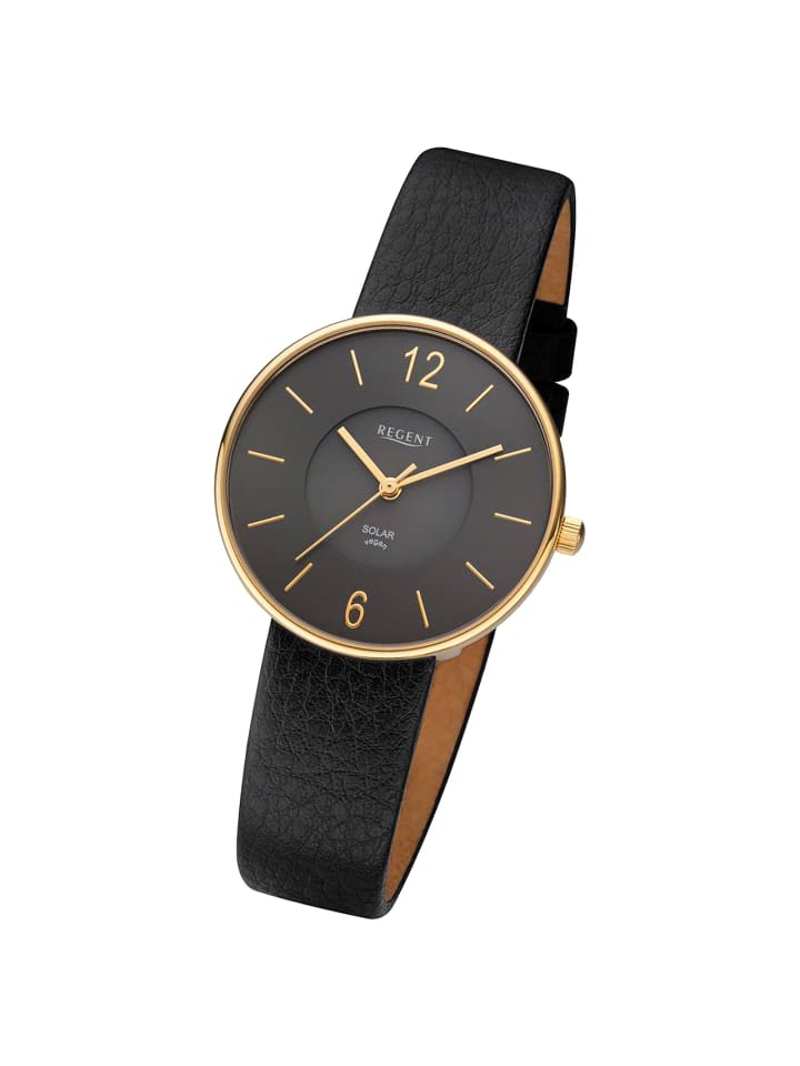 Аналоговые наручные часы Regent с черным кожаным ремешком, средний размер (примерно 33 мм)
Аналоговые наручные часы Regent с черным кожаным ремешком, средний размер (примерно 33 мм)