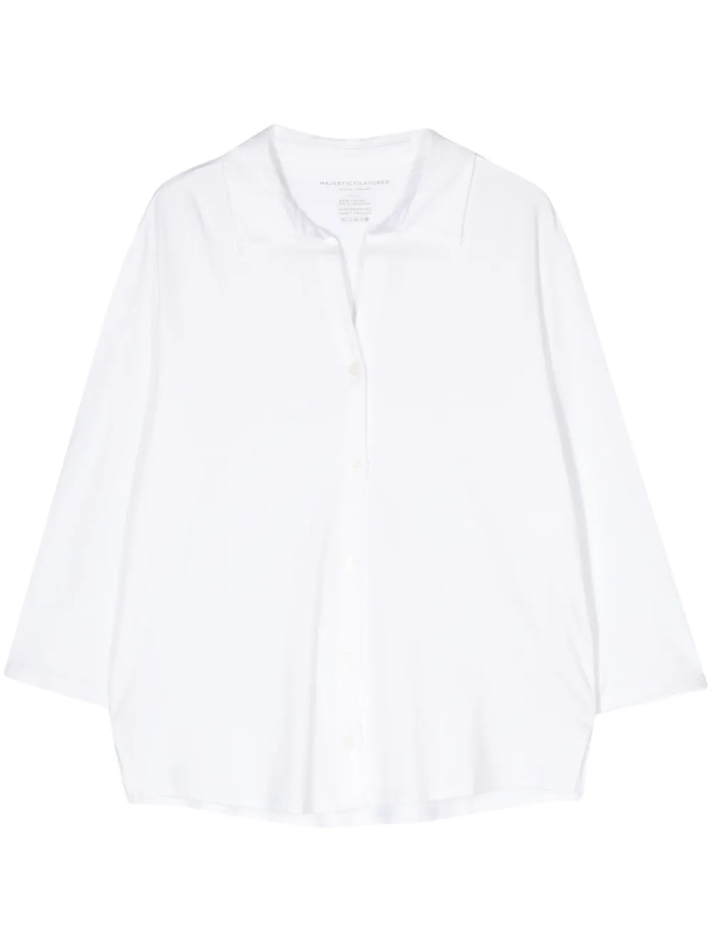 Рубашка с рукавами три четверти Majestic Filatures, белый
Рубашка с рукавами три четверти Majestic Filatures, белый