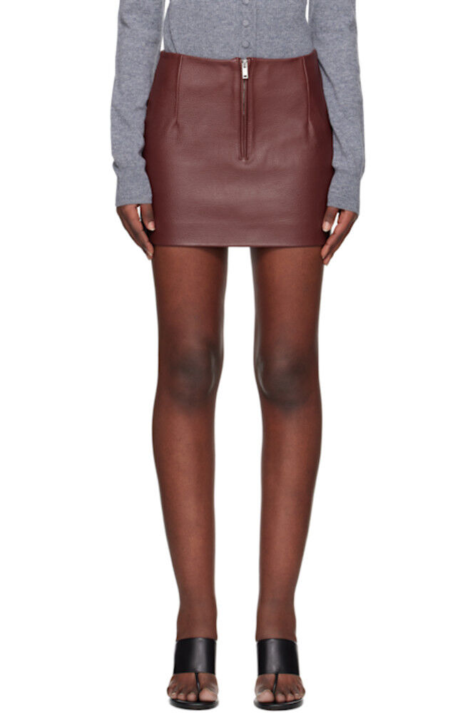 Мини-юбка из кожи бордового цвета REMAIN Birger Christensen
Мини-юбка из кожи бордового цвета REMAIN Birger Christensen