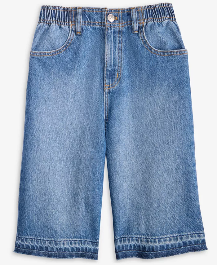 Шорты джинсовые кюлоты из хлопка для девочек Little & Big Girls Epic Threads, синий 
Шорты джинсовые кюлоты из хлопка для девочек Little & Big Girls Epic Threads, синий