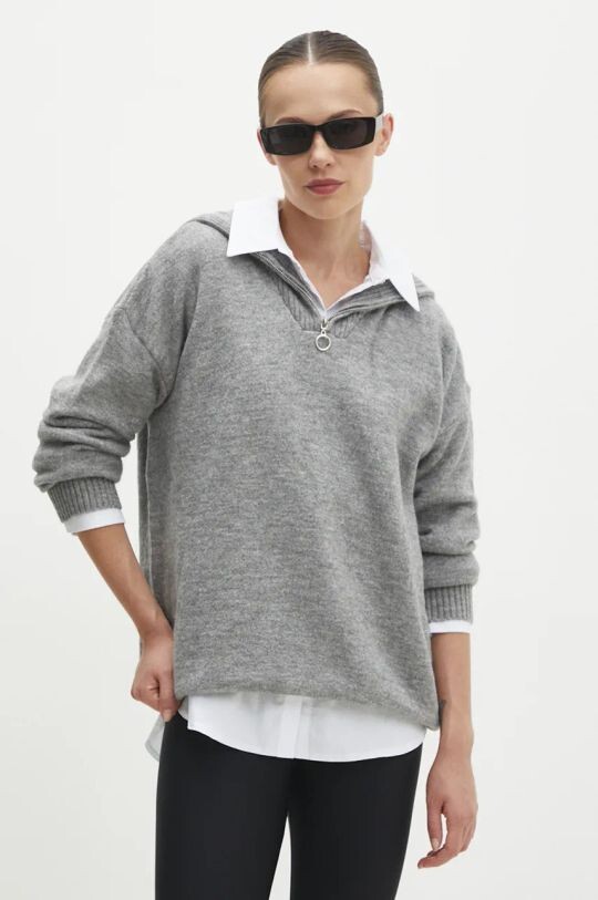 Шерстяной свитер Answear Lab, серый
Шерстяной свитер Answear Lab, серый