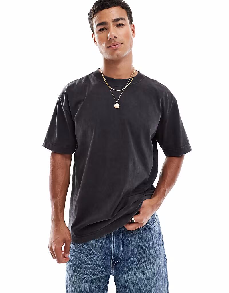 Футболка свободного кроя Hollister кислотно-черного цвета
Футболка свободного кроя Hollister кислотно-черного цвета