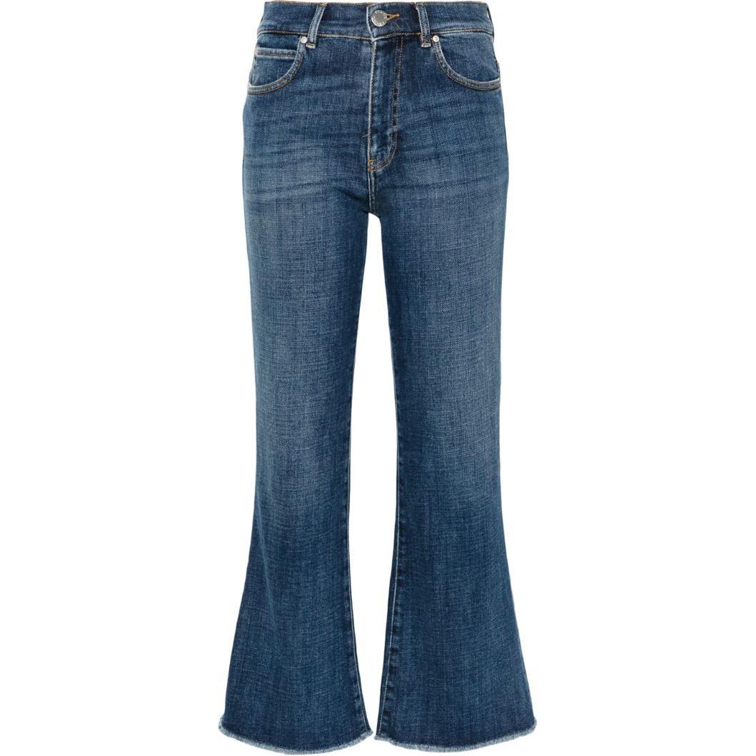 Джинсы Mid-Rise с эффектом потертости PINKO, индиго
Джинсы Mid-Rise с эффектом потертости PINKO, индиго