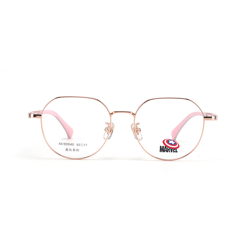 MARVEL Титановые круглые очки для детей, Rose Gold C031 
MARVEL Титановые круглые очки для детей, Rose Gold C031