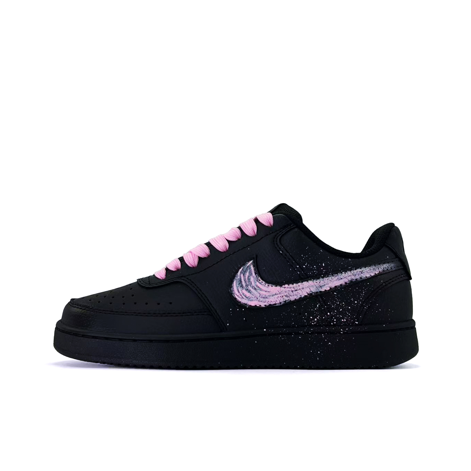 Nike Court Vision Low Pink Trace Shooting Stars Cushioning, Wear Resistant Low top Skateboard Shoes Unisex Black Pink
Nike Court Vision Low Pink Trace Shooting Stars Cushioning, Wear Resistant Low top Skateboard Shoes Unisex Black Pink