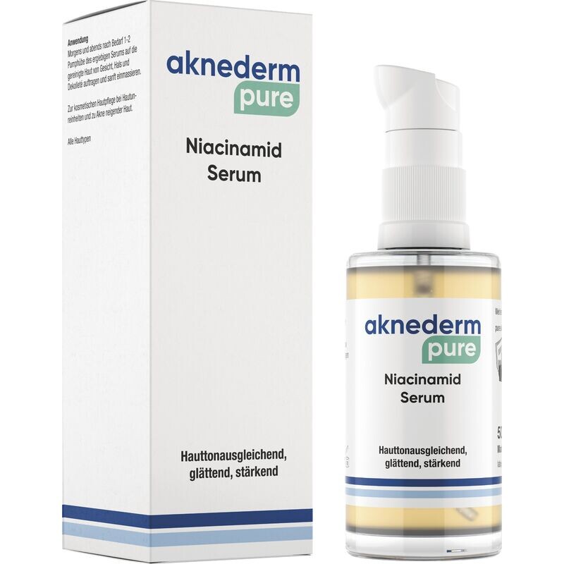 Чистая сыворотка ниацинамида Aknederm, 50 ml
Чистая сыворотка ниацинамида Aknederm, 50 ml
