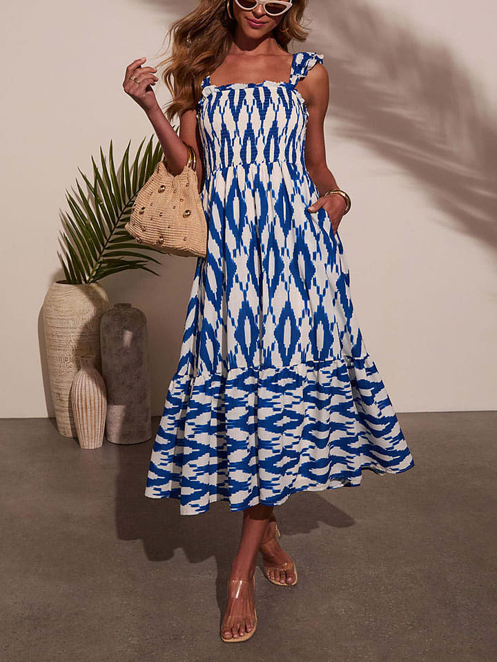 Длинное платье Milan Kiss, белый/синий
Длинное платье Milan Kiss, белый/синий