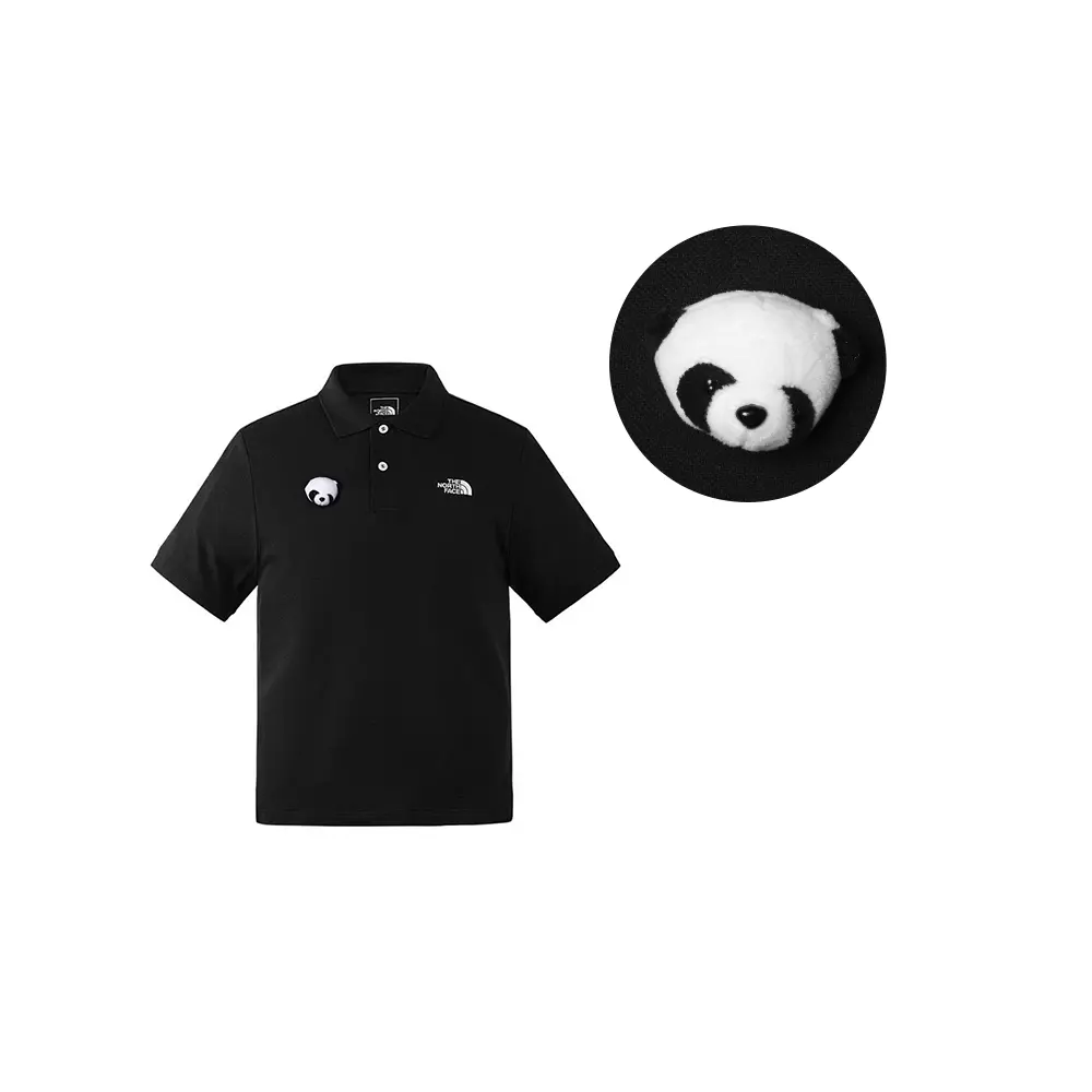 Рубашка поло мужская черная The North Face, черный 
Рубашка поло мужская черная The North Face, черный