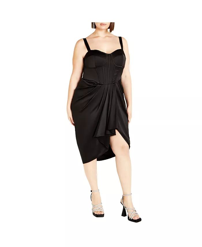 Женское платье-тюльпан Sloane Midi CITY CHIC, черный
Женское платье-тюльпан Sloane Midi CITY CHIC, черный