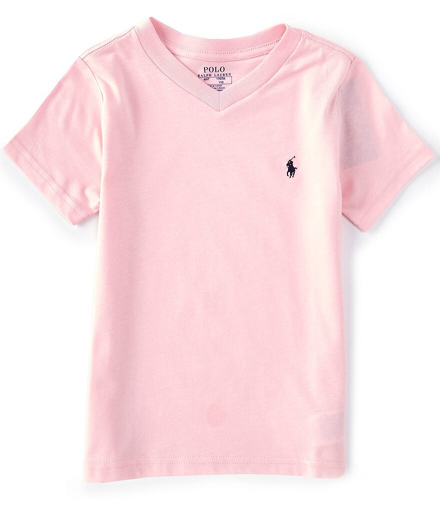 Футболка с короткими рукавами и V-образным вырезом Polo Ralph Lauren Little Boys 2T-7, розовый
Футболка с короткими рукавами и V-образным вырезом Polo Ralph Lauren Little Boys 2T-7, розовый