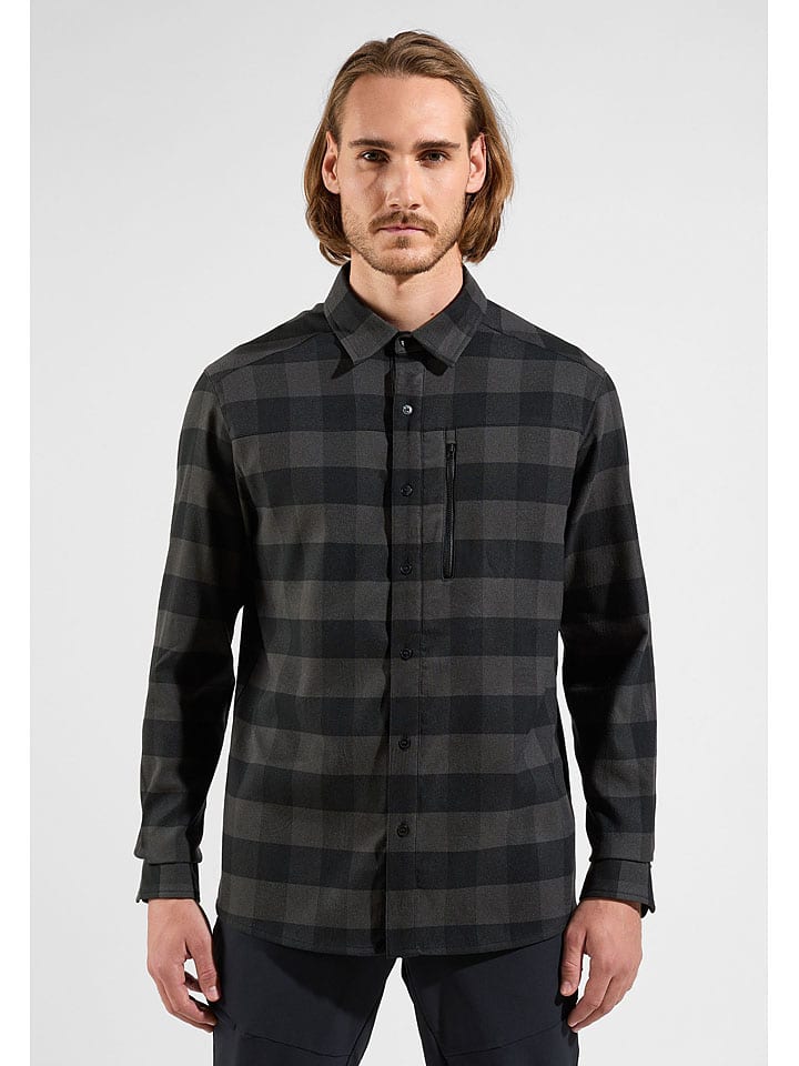 Функциональная рубашка Ascent серо-черного цвета Odlo
Функциональная рубашка Ascent серо-черного цвета Odlo