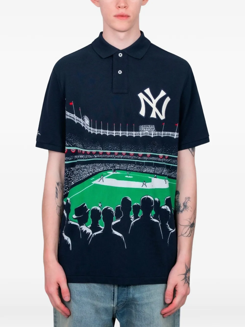 Поло с вышитым логотипом yankees POLO RALPH LAUREN, синий
Поло с вышитым логотипом yankees POLO RALPH LAUREN, синий