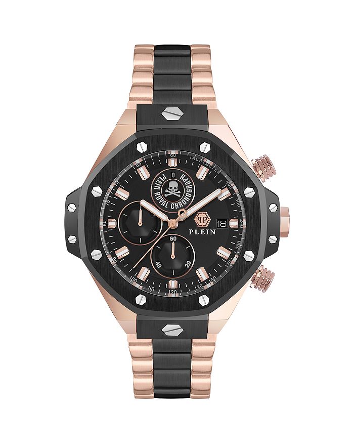 Plein Royal Chronograph, 46 мм PHILIPP PLEIN, черный
Plein Royal Chronograph, 46 мм PHILIPP PLEIN, черный