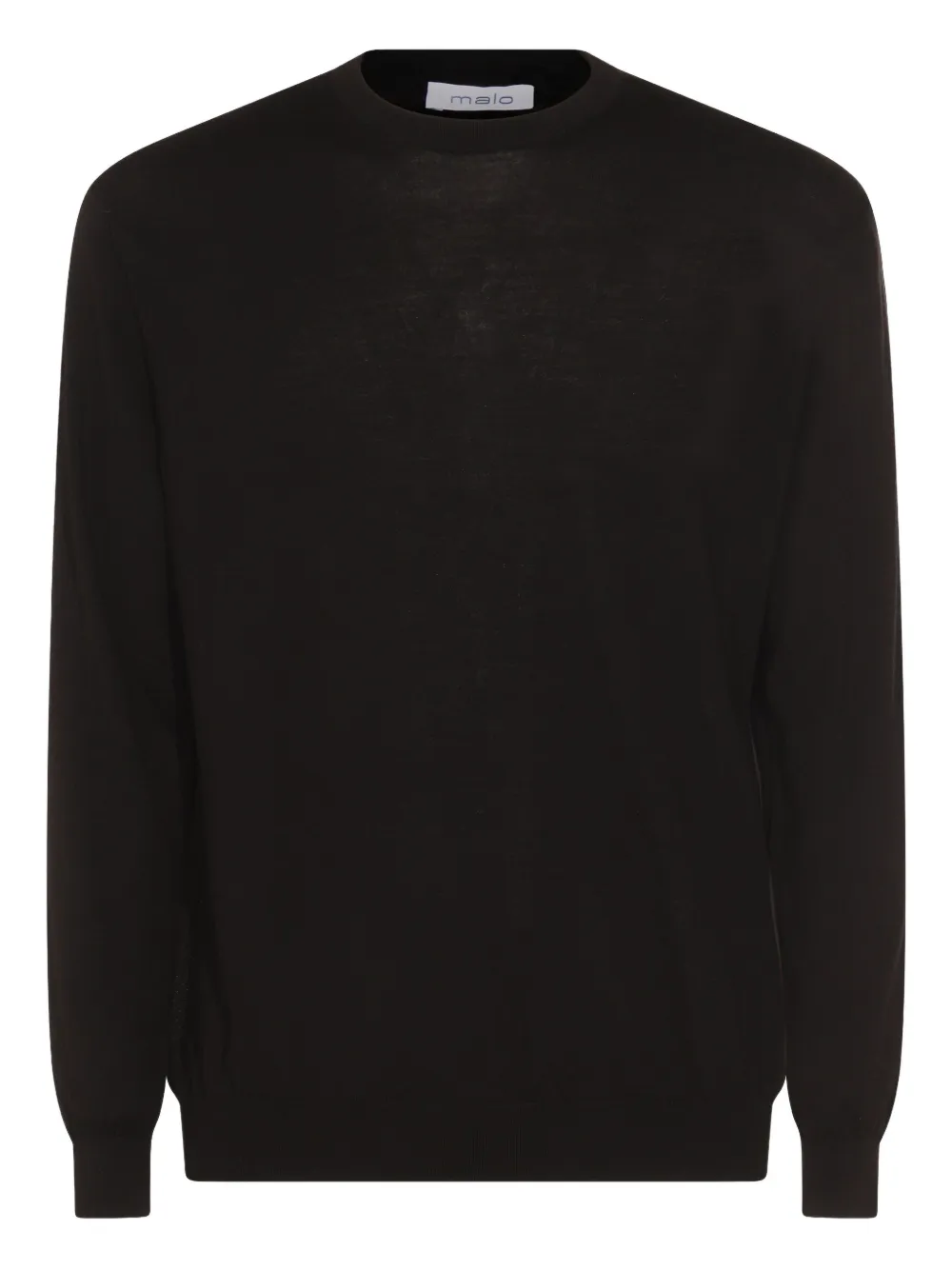 Свитер с круглым вырезом из натуральной шерсти Malo, черный
Свитер с круглым вырезом из натуральной шерсти Malo, черный