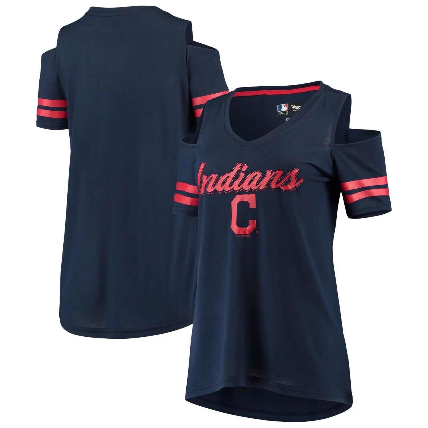 Женская футболка G-III 4Her by Carl Banks Navy Cleveland Indians Extra Inning с открытыми плечами G-III
Женская футболка G-III 4Her by Carl Banks Navy Cleveland Indians Extra Inning с открытыми плечами G-III