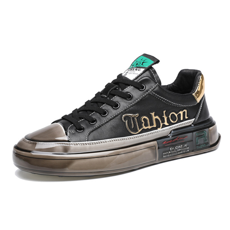 SENJIALUO Износостойкие дышащие низкие скейтбордские кроссовки мужские черные, цвет Black
SENJIALUO Износостойкие дышащие низкие скейтбордские кроссовки мужские черные, цвет Black