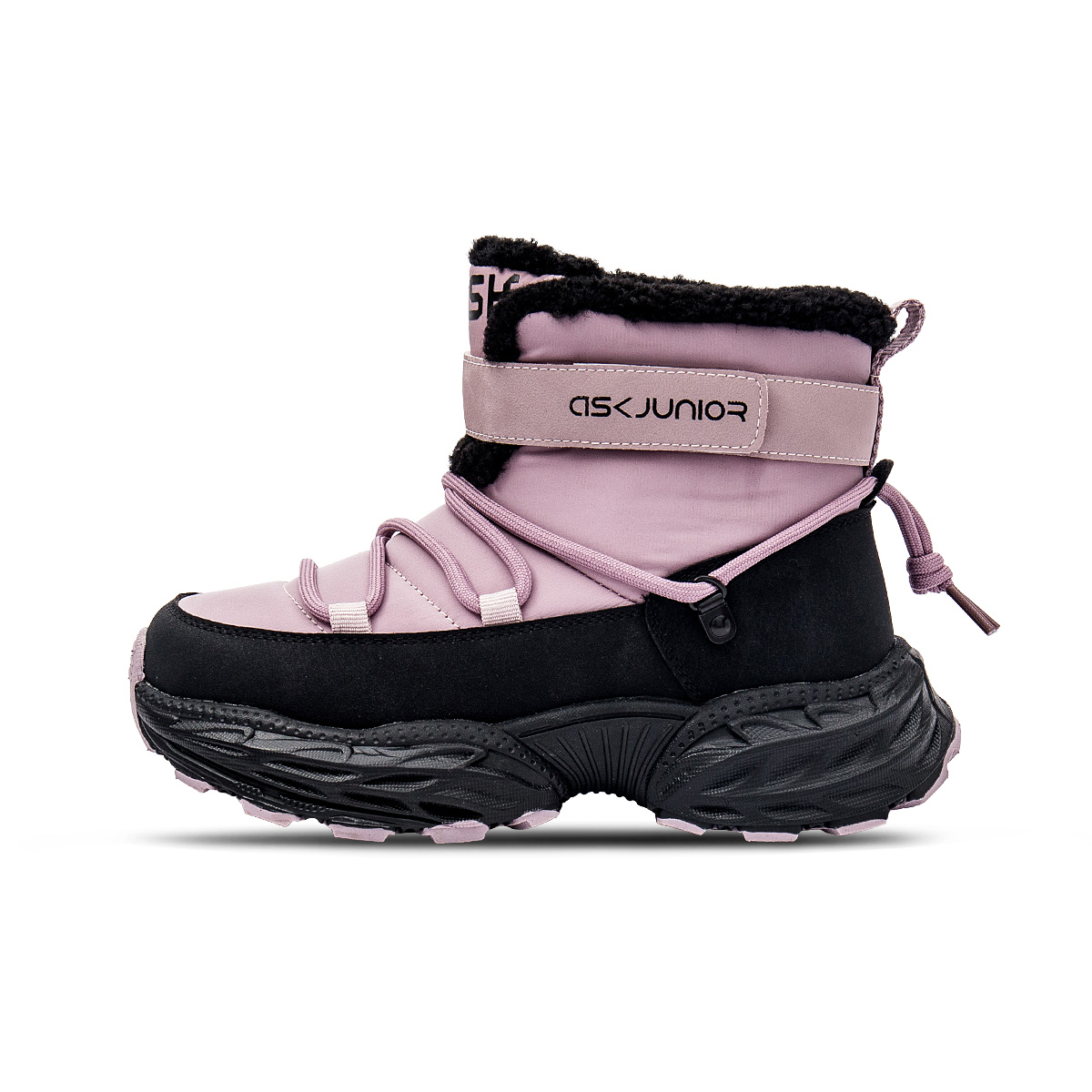 ASK Нескользящие, водонепроницаемые, теплые детские ботинки, розовые
ASK Нескользящие, водонепроницаемые, теплые детские ботинки, розовые