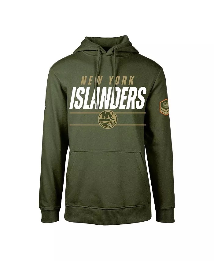 Мужская оливковая толстовка с капюшоном New York Islanders Podium Fleece LevelWear
Мужская оливковая толстовка с капюшоном New York Islanders Podium Fleece LevelWear