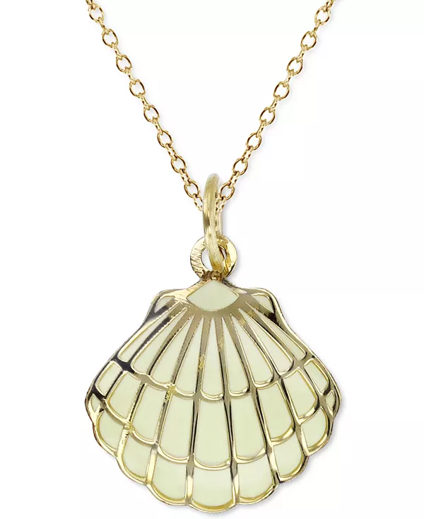 Ожерелье с подвеской в виде эмалевой ракушки 18 дюймов из 14-каратного золота Macy'S, gold
Ожерелье с подвеской в виде эмалевой ракушки 18 дюймов из 14-каратного золота Macy'S, gold