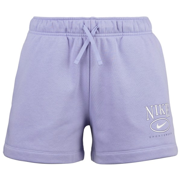 Женские клубные флисовые шорты средней посадки с 4 графическими рисунками - шорты для бега Nike, сиреневый
Женские клубные флисовые шорты средней посадки с 4 графическими рисунками - шорты для бега Nike, сиреневый