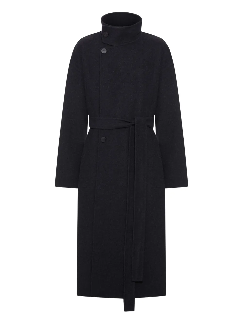 Шерстяное пальто с поясом и воротником-стойкой Fear Of God, черный
Шерстяное пальто с поясом и воротником-стойкой Fear Of God, черный