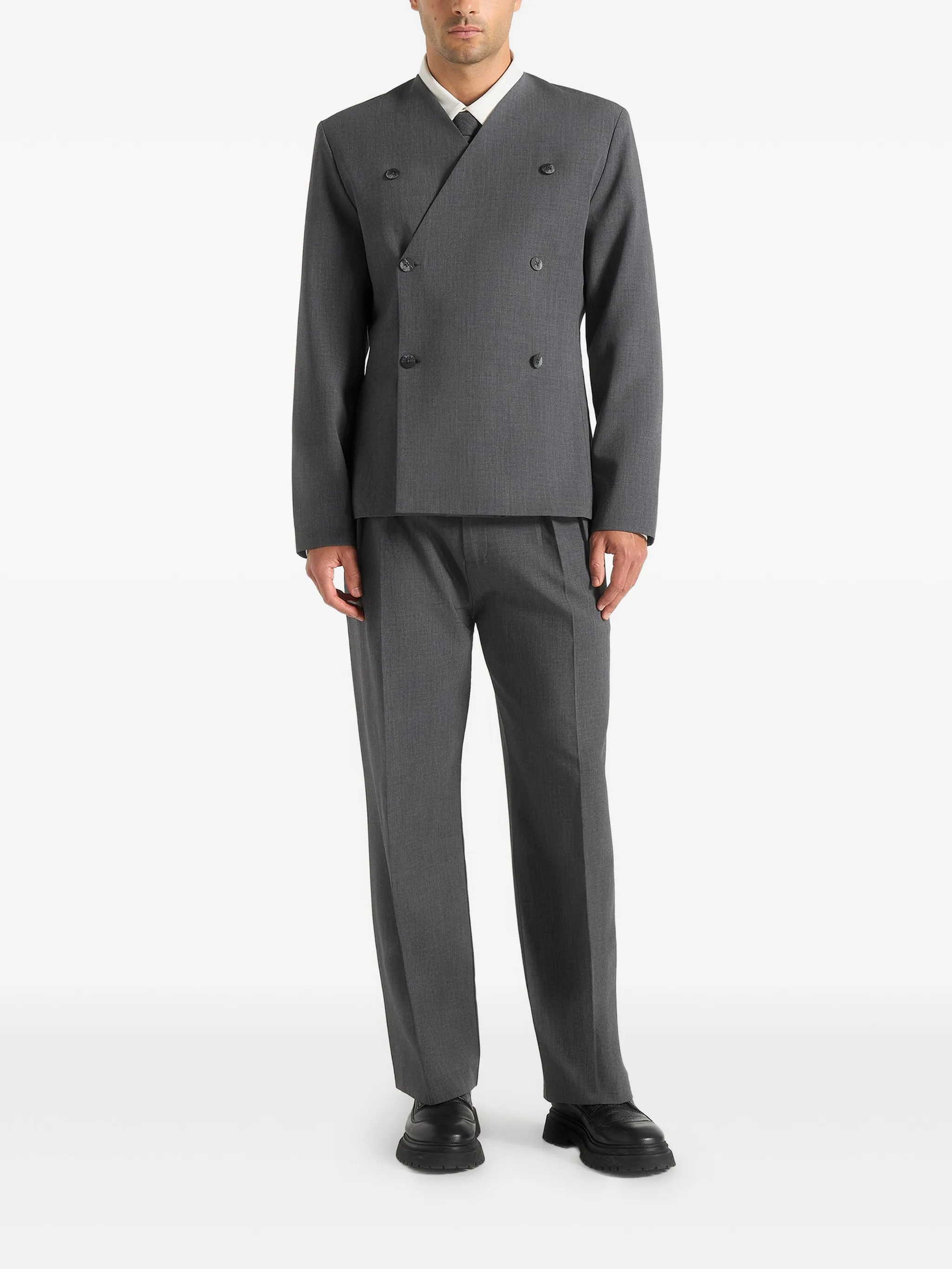 Двубортный пиджак Timéo Manière De Voir, серый
Двубортный пиджак Timéo Manière De Voir, серый