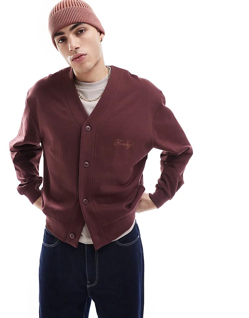 Свободный кардиган оверсайз с вышивкой на груди в бордовом цвете ASOS DESIGN
Свободный кардиган оверсайз с вышивкой на груди в бордовом цвете ASOS DESIGN