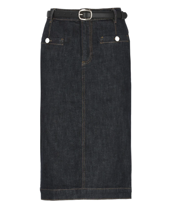 Синяя хлопковая юбка с петлями для ремня. Self Portrait, синий
Синяя хлопковая юбка с петлями для ремня. Self Portrait, синий