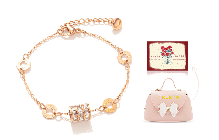 Титановый стальной браслет для женщин TRUE ME, Small Round Pendant Bracelet With Sweet Box
Титановый стальной браслет для женщин TRUE ME, Small Round Pendant Bracelet With Sweet Box